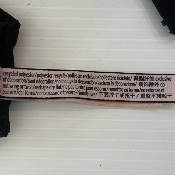 Victoria's Secret Bra Body By Victoria Lined Perfect Coverage Black 40DD - Picture 8 of 10